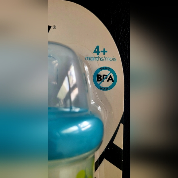 Sassy 2 pack 4 oz/118 ml Baby Food Bottle, Nipple, Spoon 4+ months Multi-colored - Picture 4 of 5